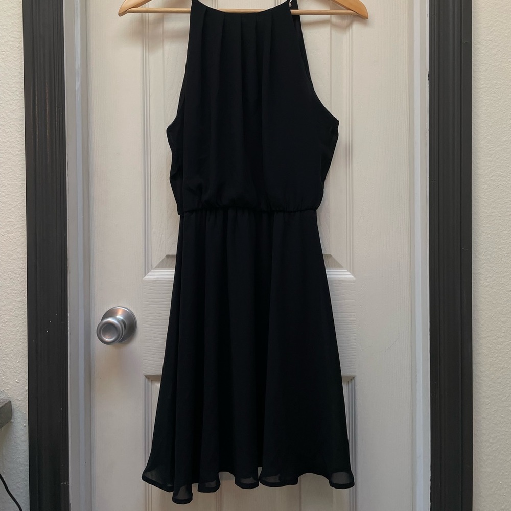 Black halter dress, Brand Lush; from Nordstrom, size small